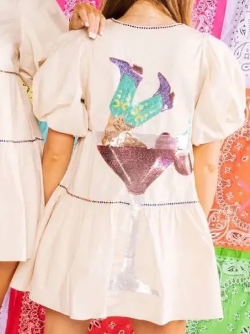 Queen of sparkles glitter rodeo dress